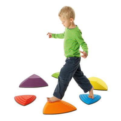 Balanciersteine-Set Fluss-Steine Bunt Gesundheitssport Unisex