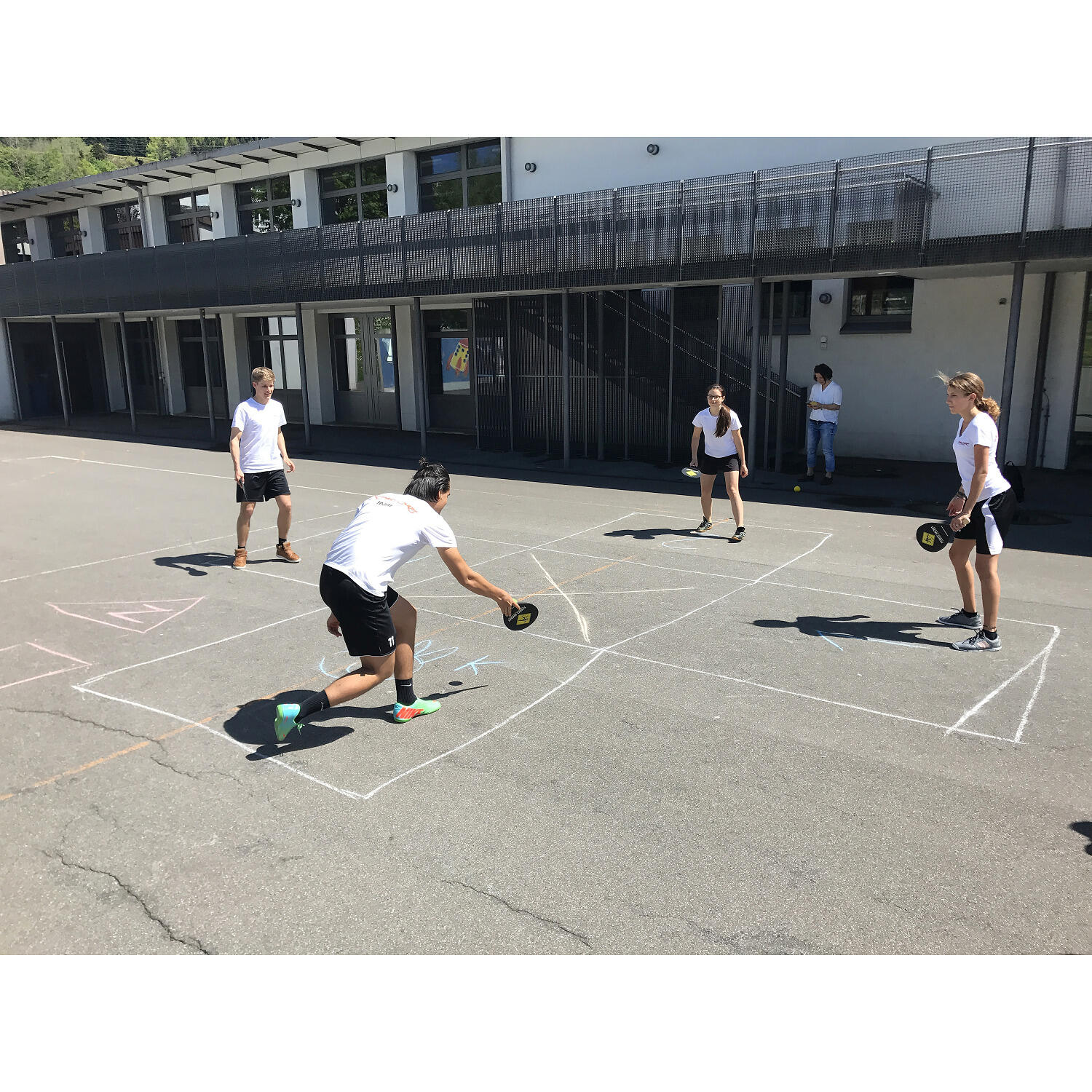Rückschlagspiele-Set Schulsport Beachtennis Unisex 3/6