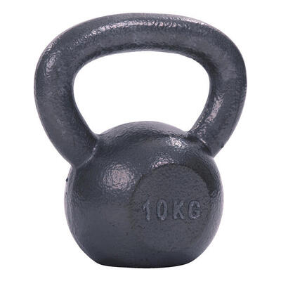 Kettlebell Hammerschlag, lackiert, Grau 6 kg Gewichtheben Unisex Grau
