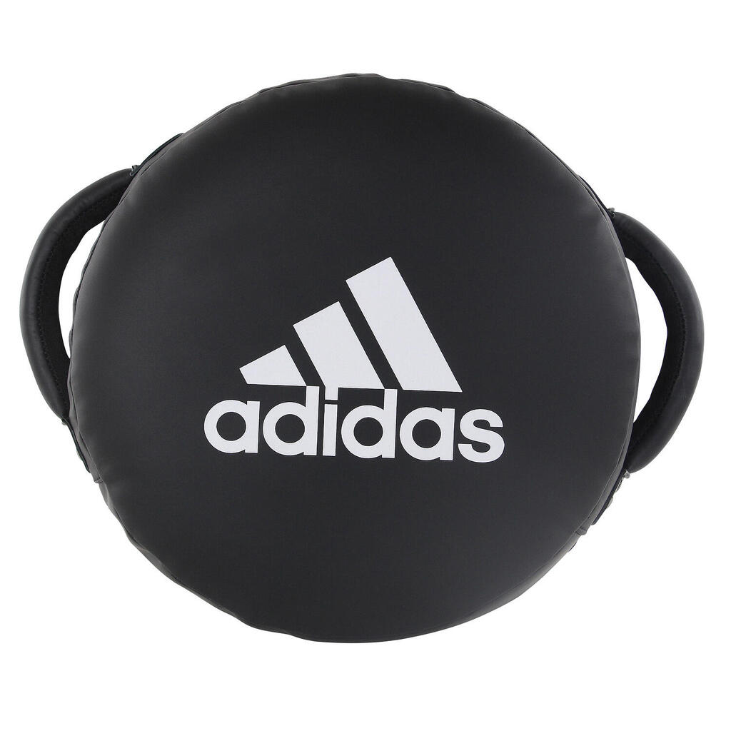 Adidas Round Kick Pad Synthetic Leather Black-White