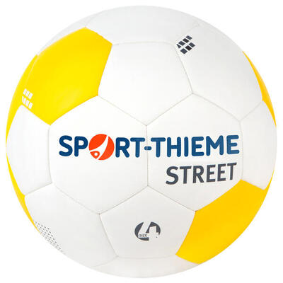 Fußball Street Größe 4 Fußball Unisex Weiß-Gelb