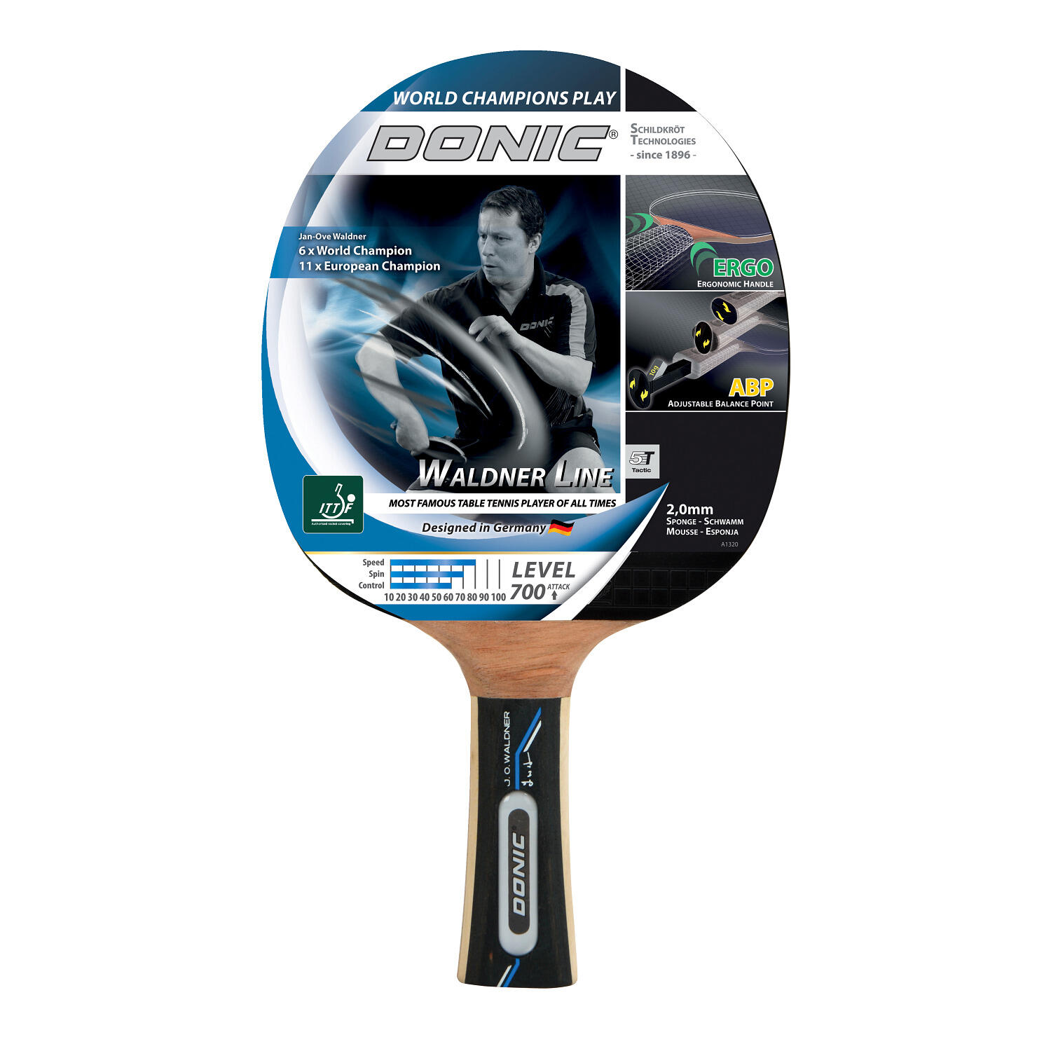 Pálka na stolní tenis DONIC Waldner 700 2/7