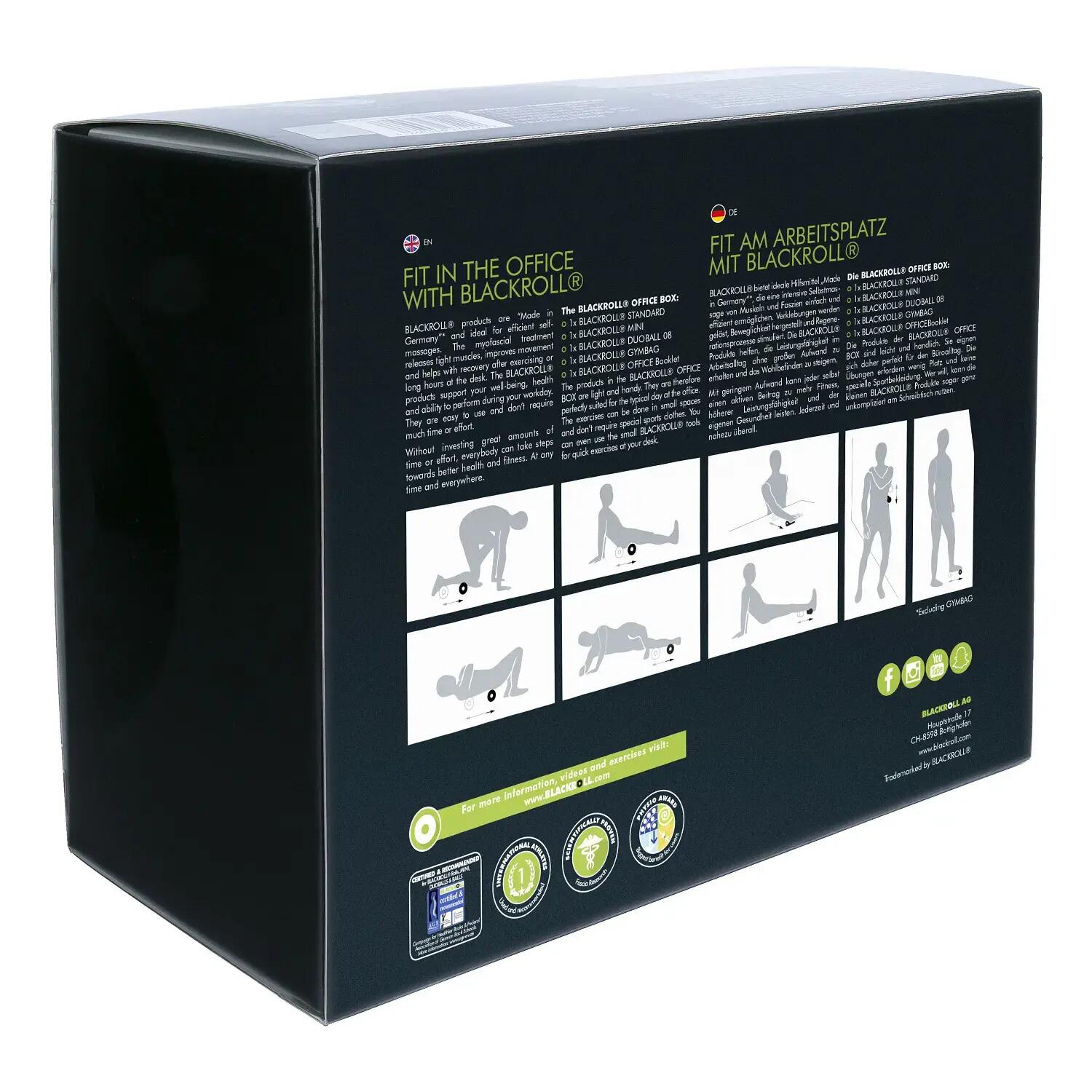 BLACKROLL OFFICE BOX- SMR MASSZÁZSHENGER SZETT 3/4