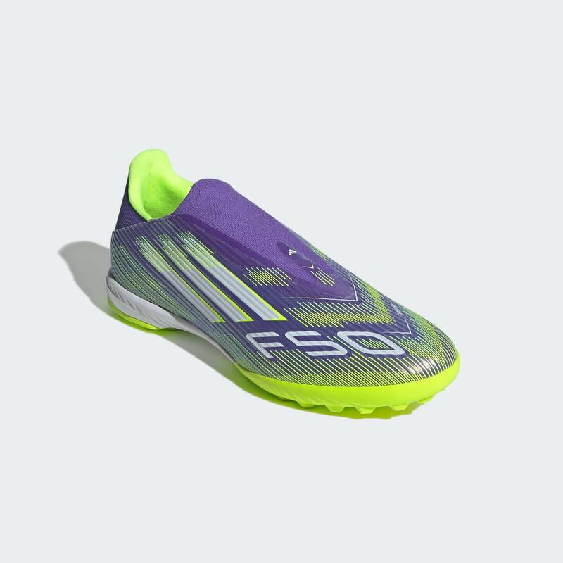 Ghete F50 League fără șireturi, pentru gazon artificial