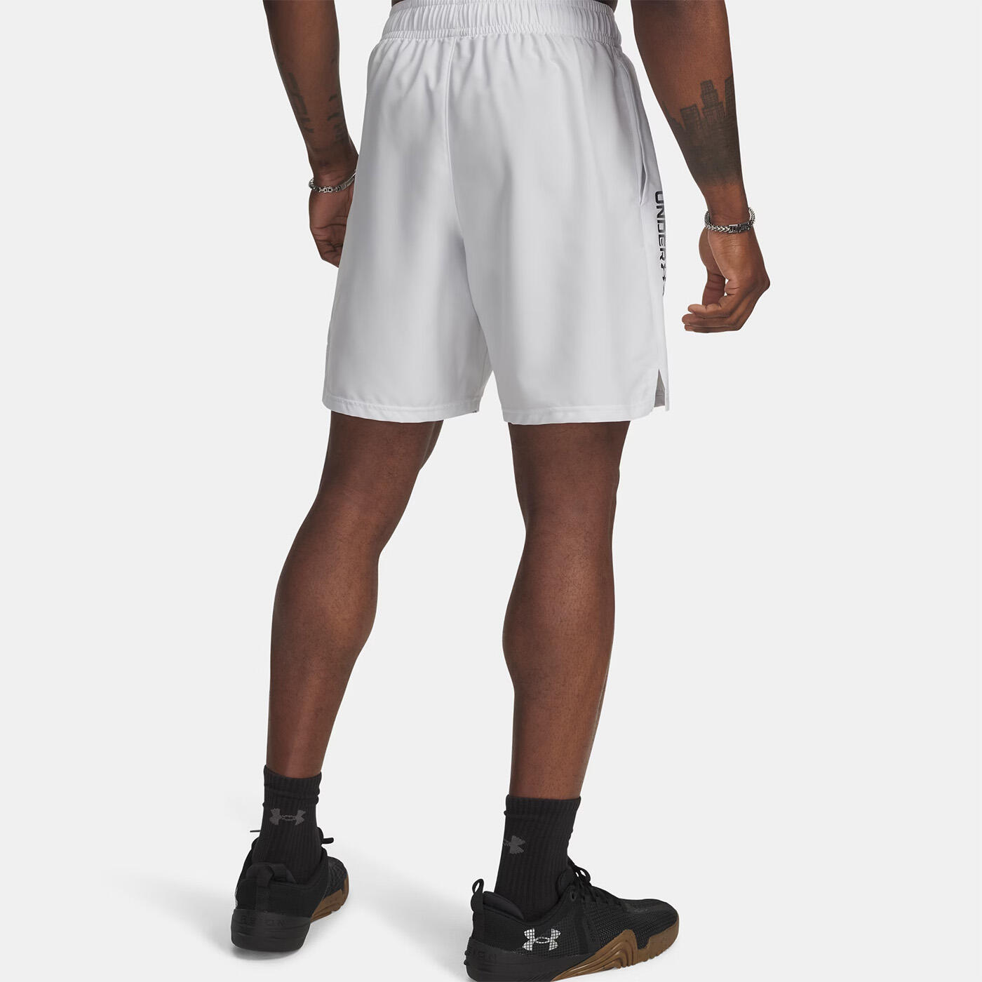 Spodenki Męskie Under Armour Treningowe Szybkoschnące Tech Wordmark 2/3