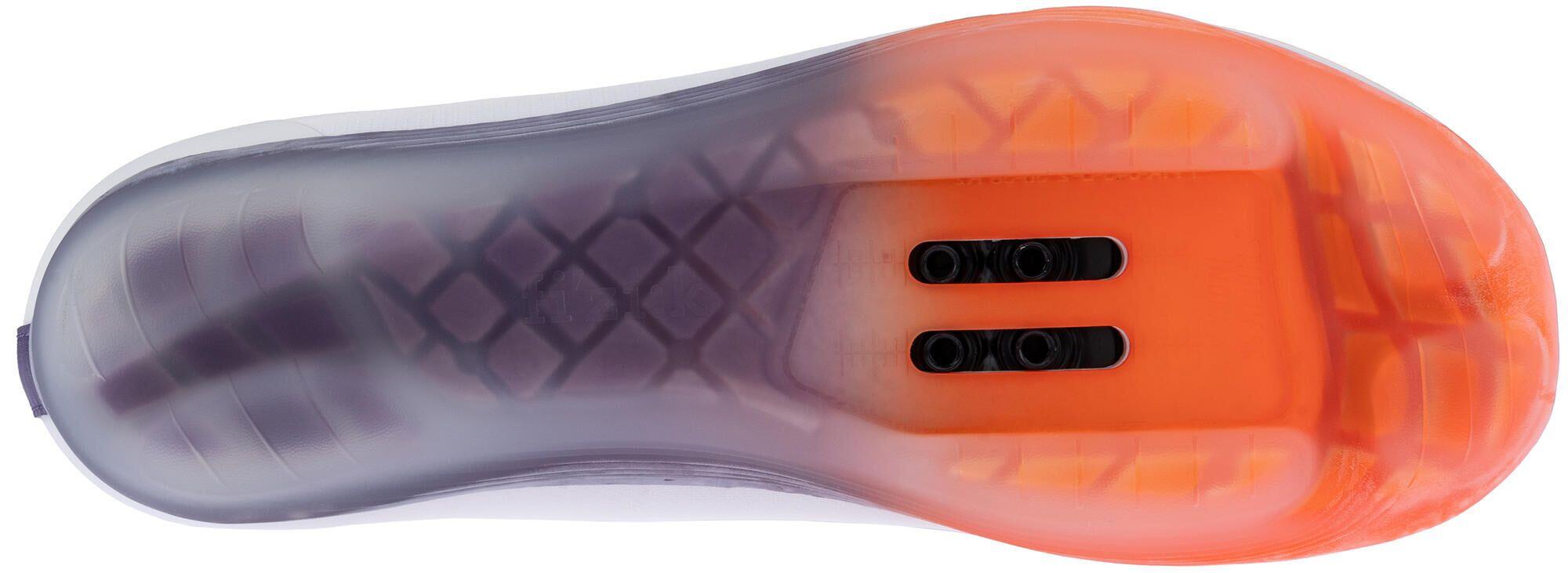 Chaussures de vélo de course « Beat », blanc/orange 2/3