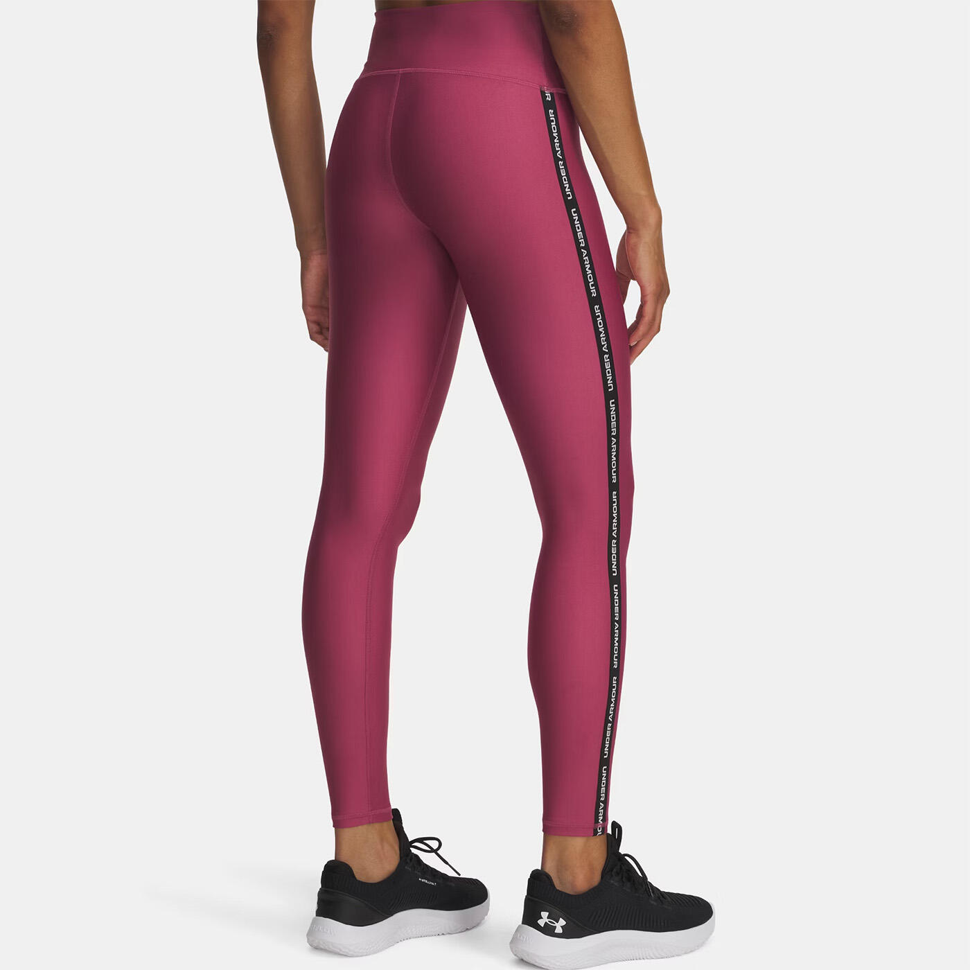 Legging UA Tech™ avec bandes griffées pour femme Fuchsia 2/4