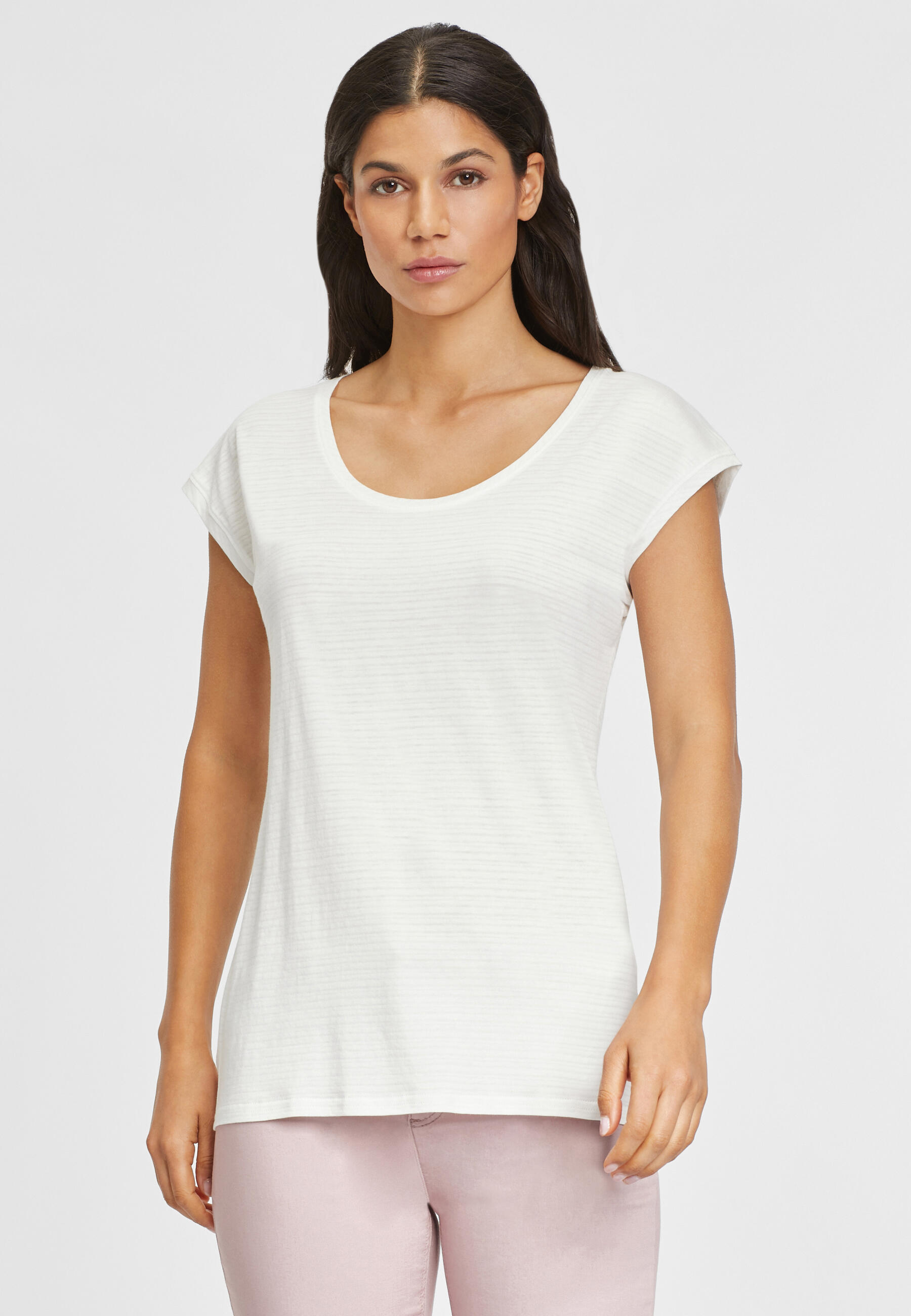 Damen Beachtime T-Shirts (2 Stück) mit feinem Streifen 4/7