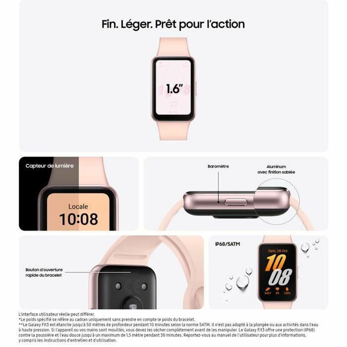Smartwatch Samsung Galaxy Fit 3 Relógio de pulso 2/5