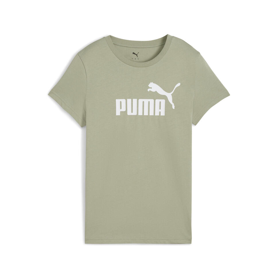 Damska koszulka z logo ESS No. 1 PUMA Lux Army Green