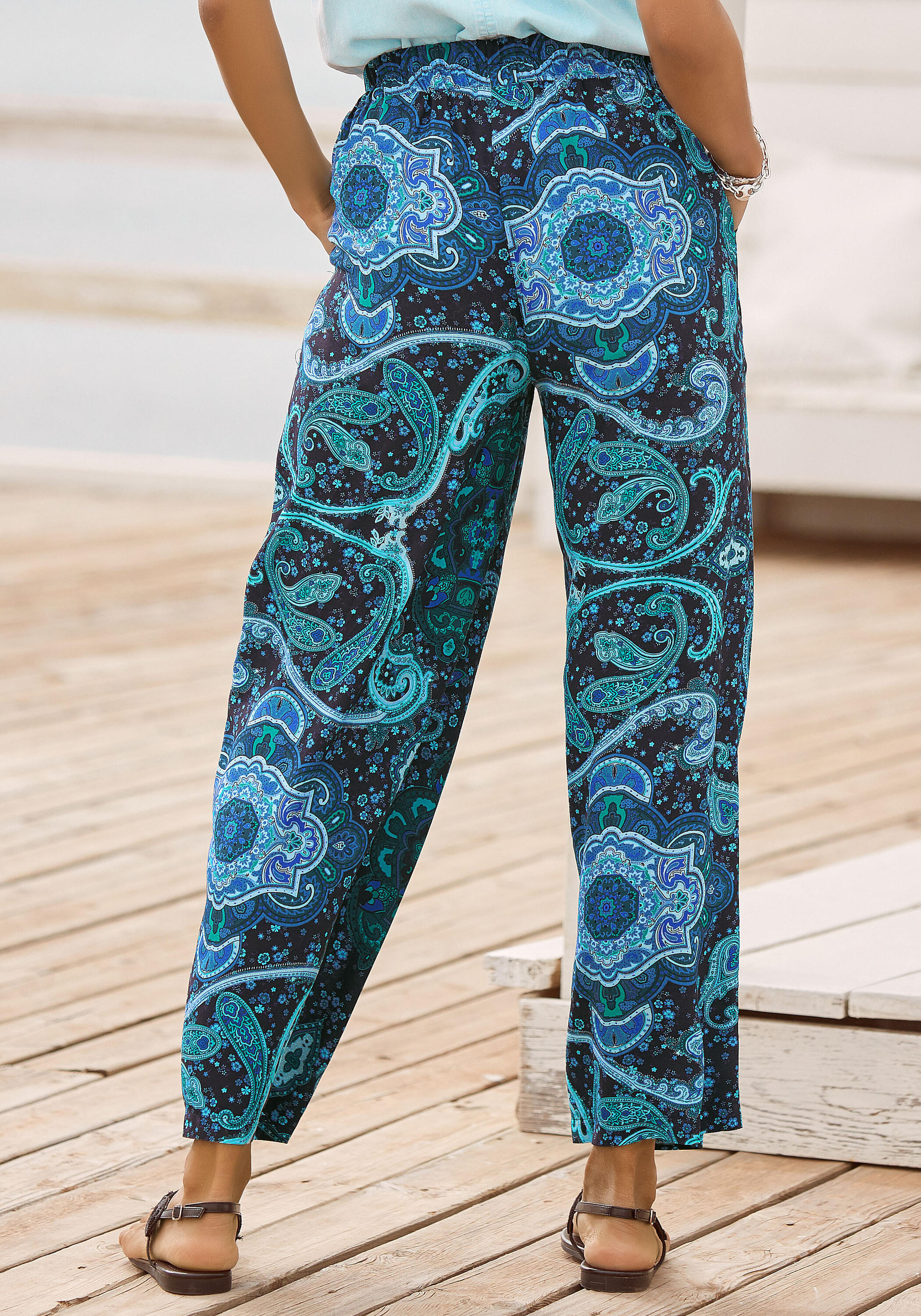 Damen Palazzohose 4/7