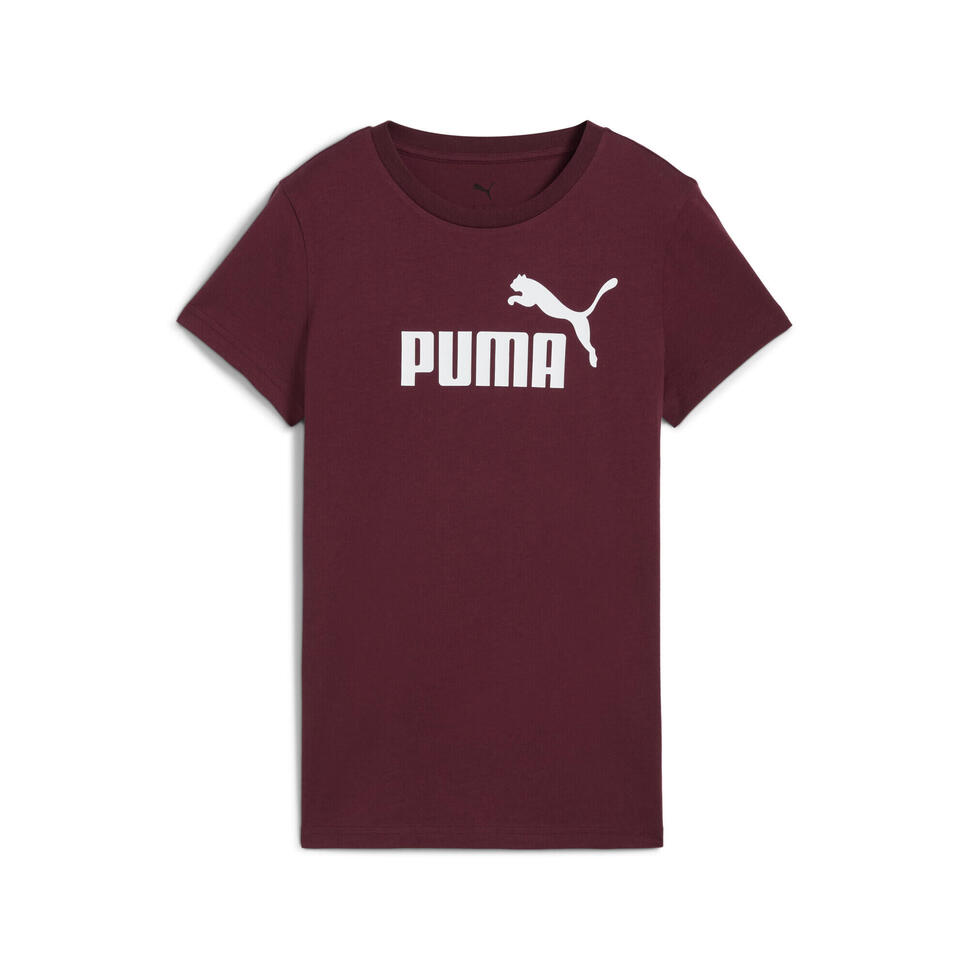 Damska koszulka z logo ESS No. 1 PUMA Ruby Shimmer Red