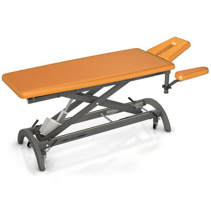 Elektrische Therapieliege Impuls E4, 65 cm Mango Graualuminium