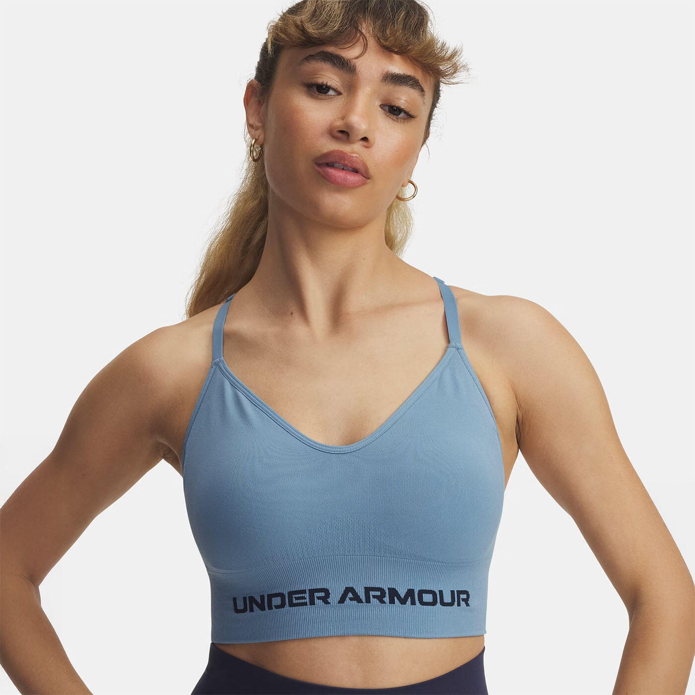 UNDER ARMOUR Hellblaue Sport-bustier Ua Vanish Seamless Für Damen