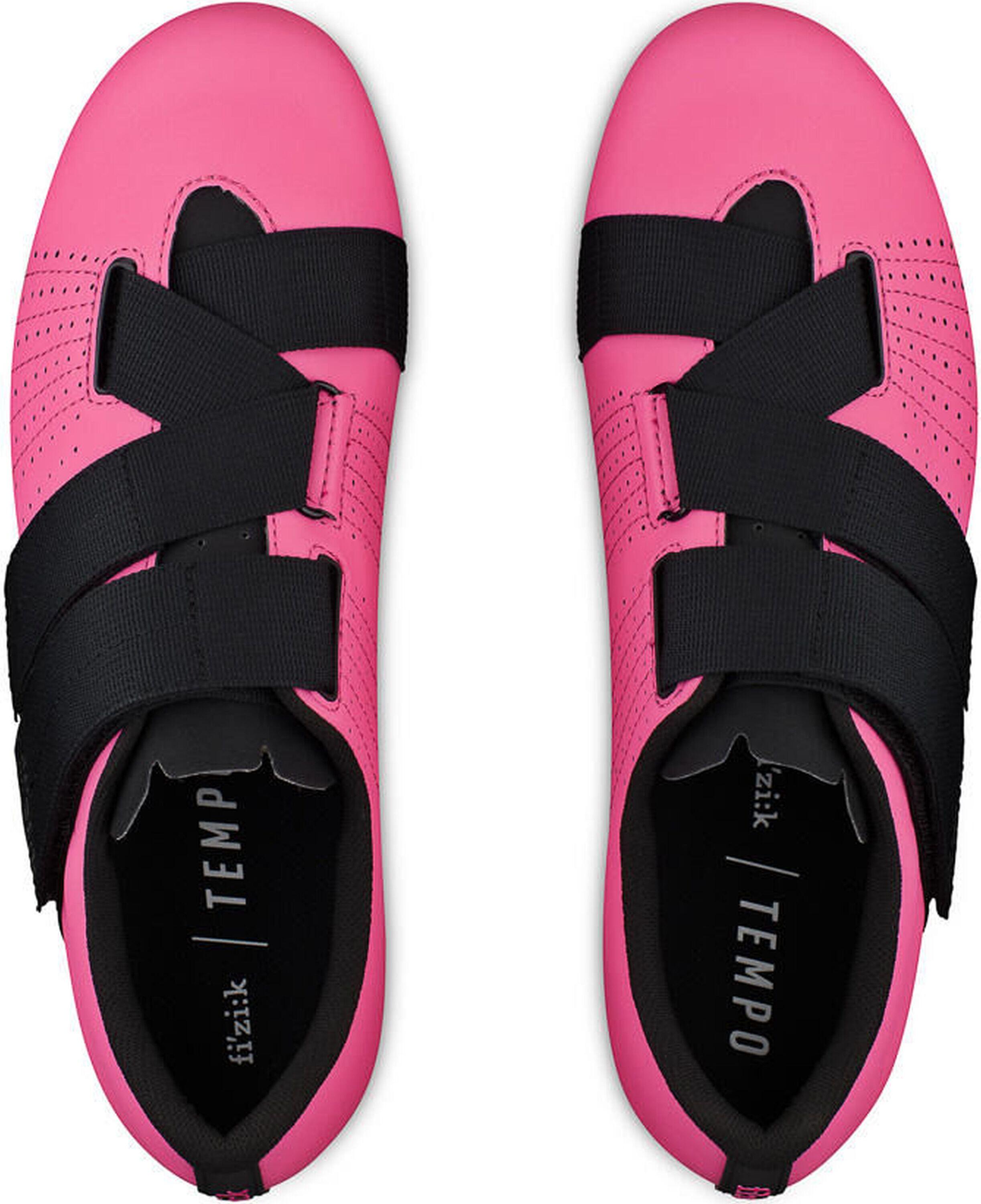 Chaussures de cyclisme Tempo Powerstrap R5, rose / noir 3/3