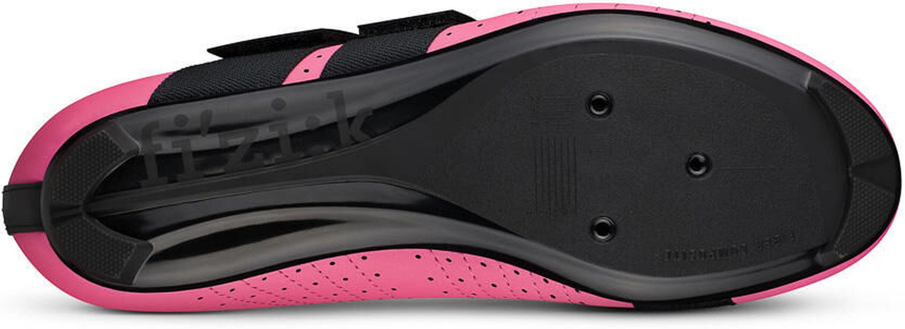 Chaussures de cyclisme Tempo Powerstrap R5, rose / noir 2/3