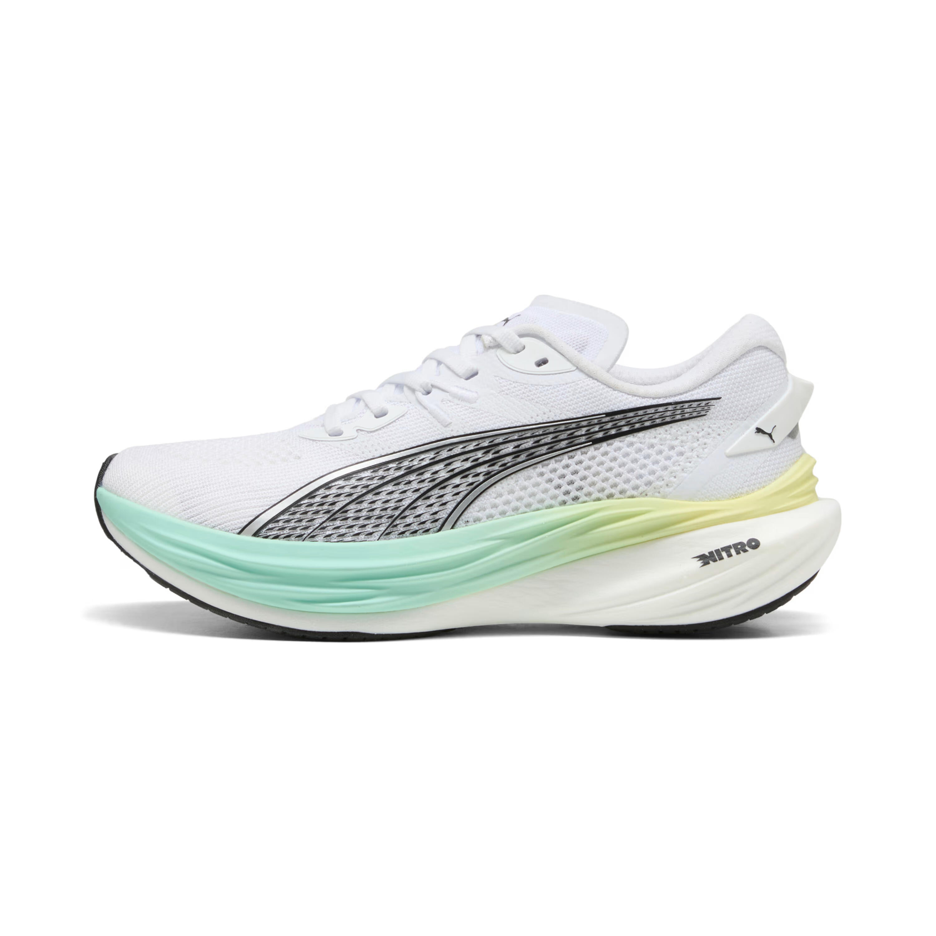 Puma - Chaussures De Running Femme Puma Deviate Nitro 3 - Baskets - Blanc - Decathlon