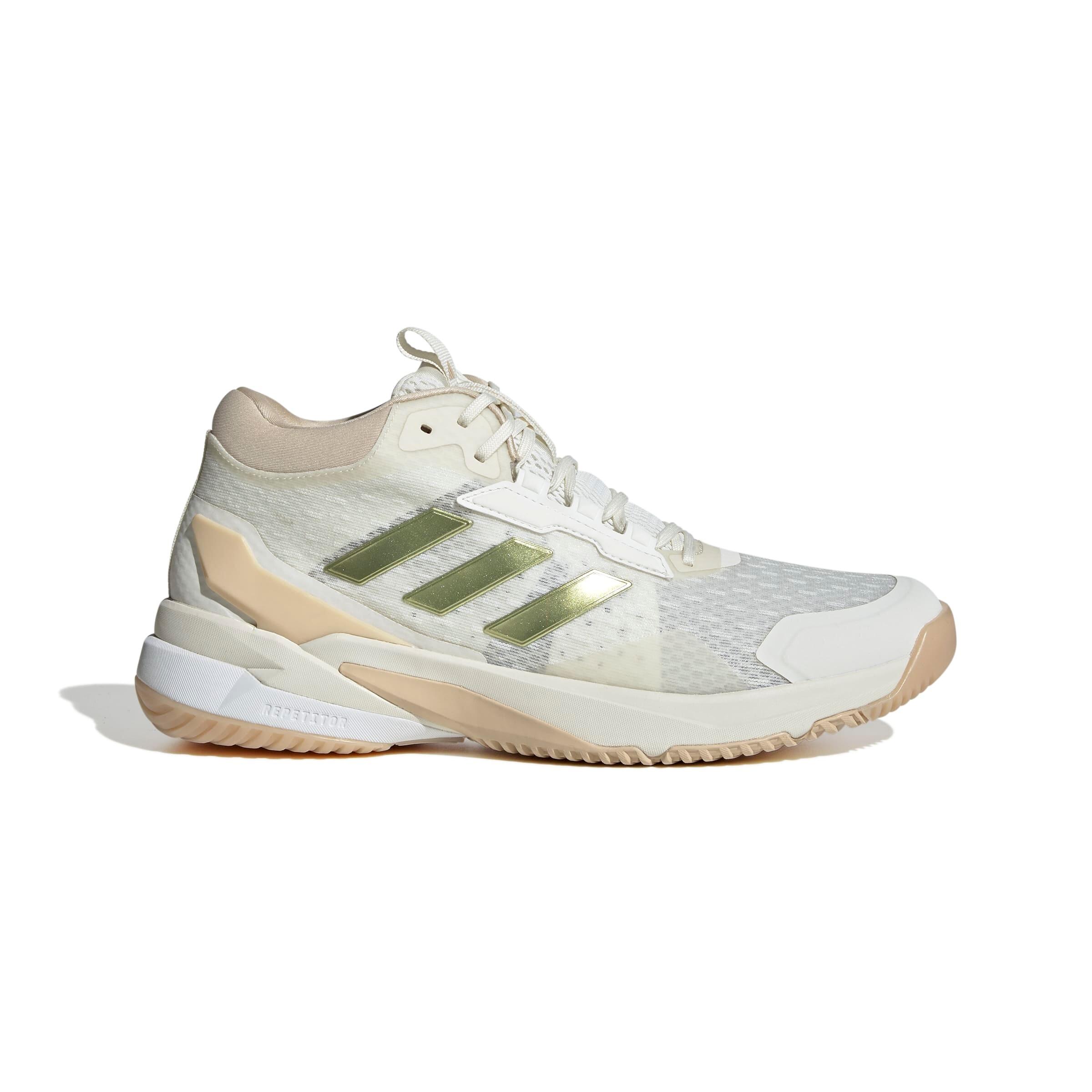 Adidas - Chaussures Indoor Femme Adidas Crazyflight 6 Mid - Chaussures De Sport - Blanc - Decathlon