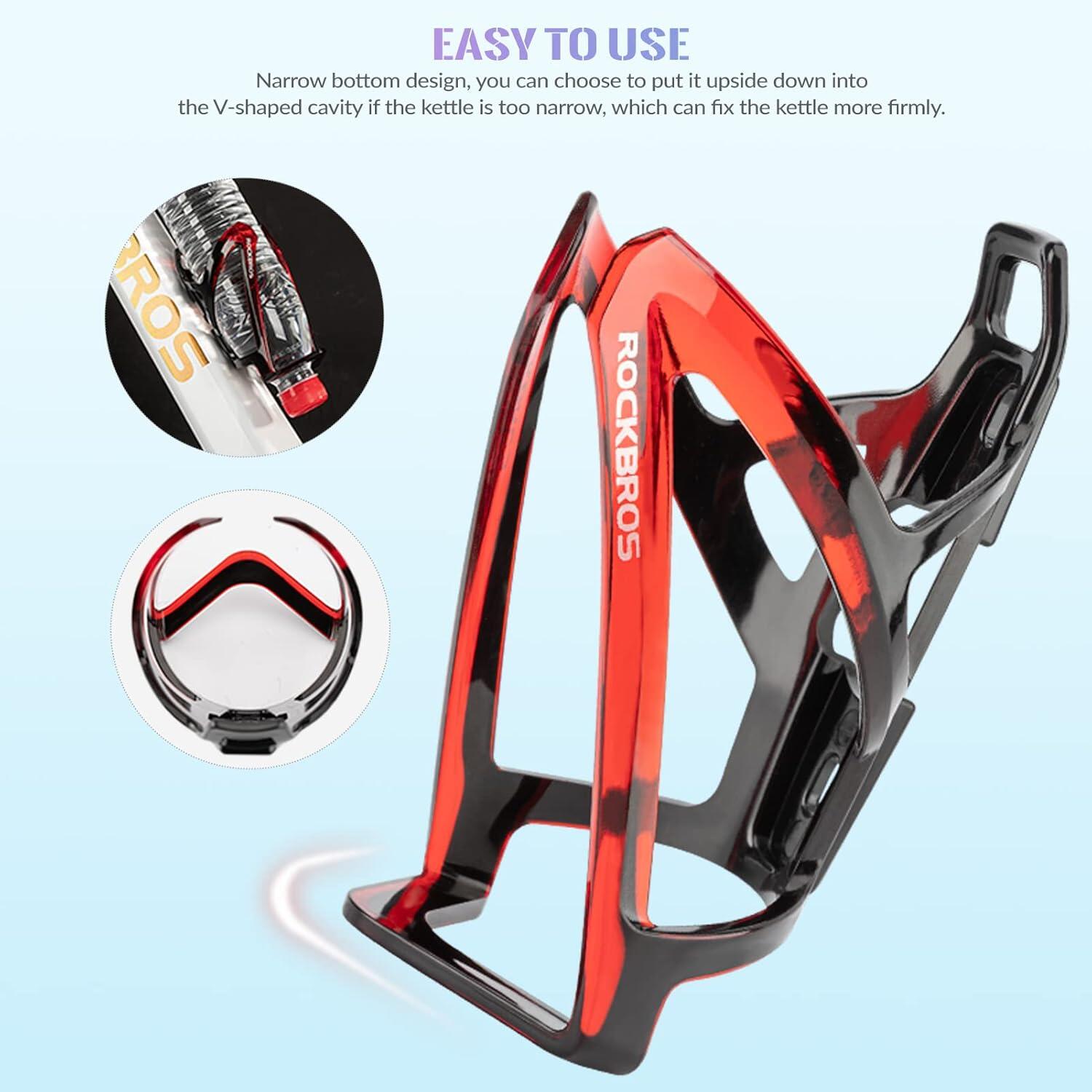 ROCKBROS Lichtgewicht Fleshouder 35g, Universeel voor MTB & Racefiets, 5 Kleuren 3/7