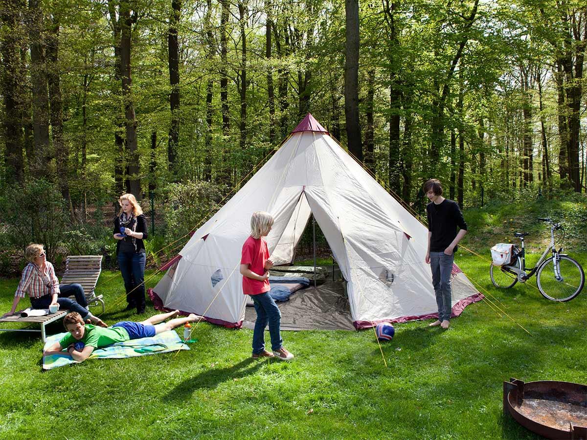 Second hand - Tenda da campeggio Indiana - Tipii Kota 550- 12 pers - zanzariera 6/7