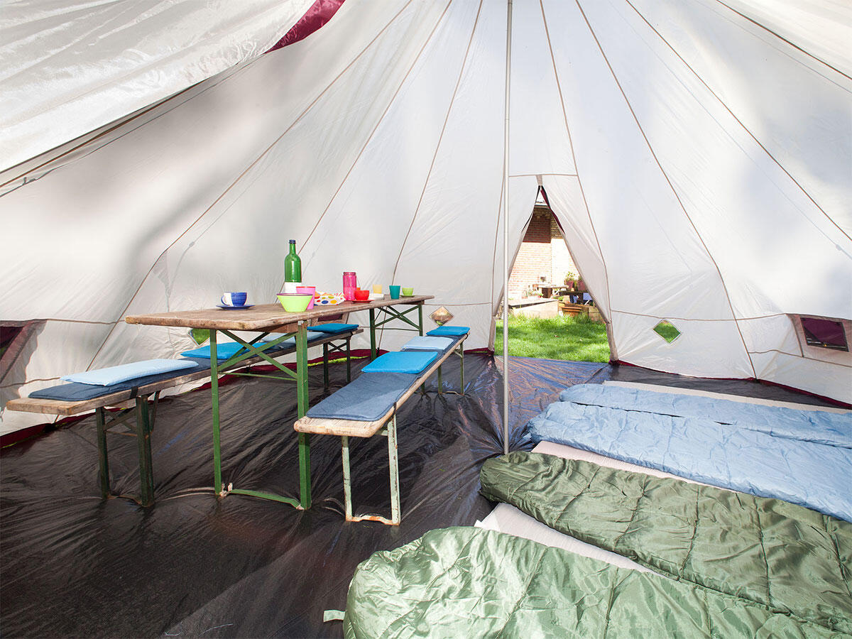 Second hand - Tenda da campeggio Indiana - Tipii Kota 550- 12 pers - zanzariera 5/7