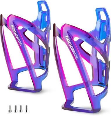 Rockbros lichtgewicht fleshouder 35g. universeel voor mtb & racefiets. 5 kleuren