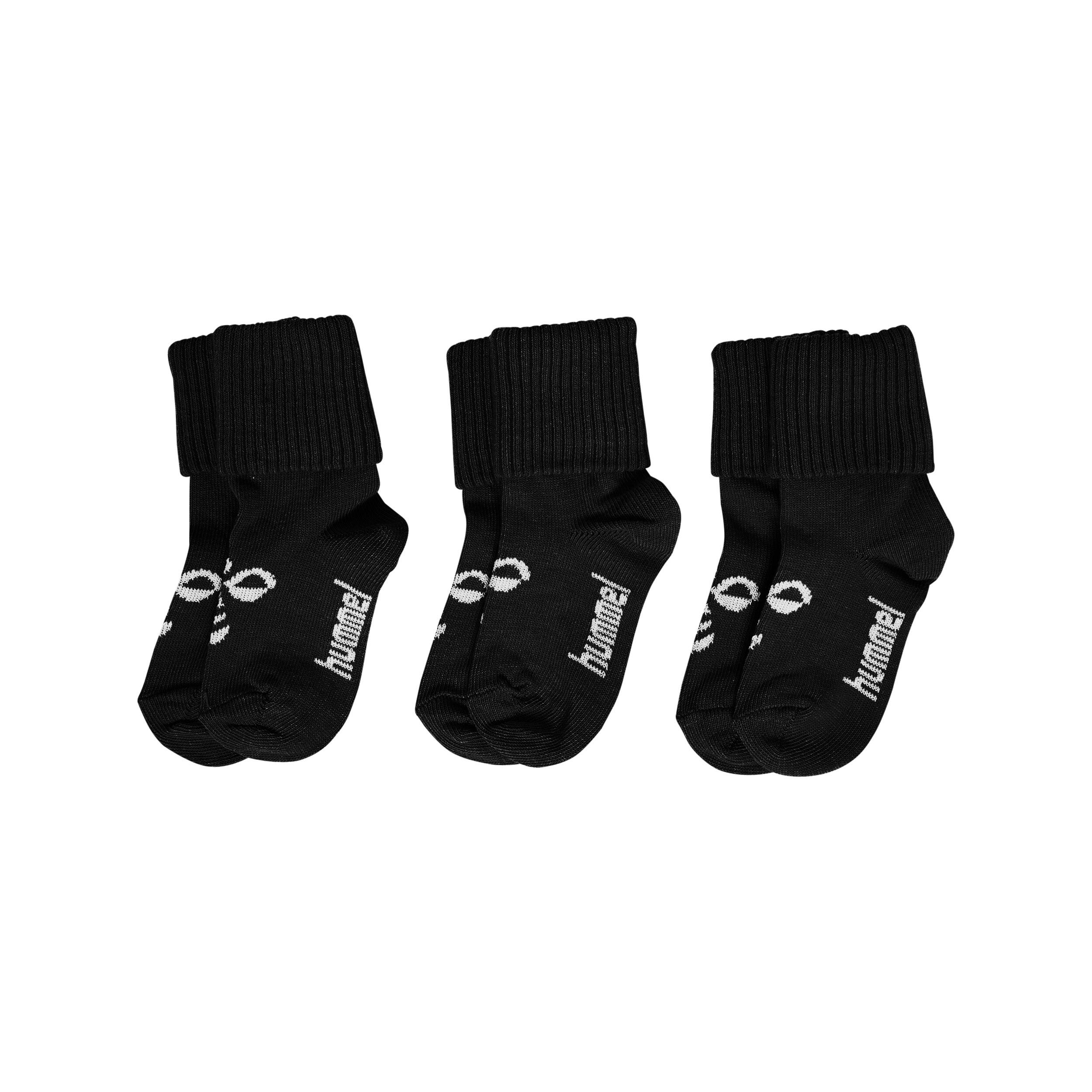 Hummel - Chaussettes Bébé Hummel Mini Bee (x3) - Chaussettes - Noir - Decathlon