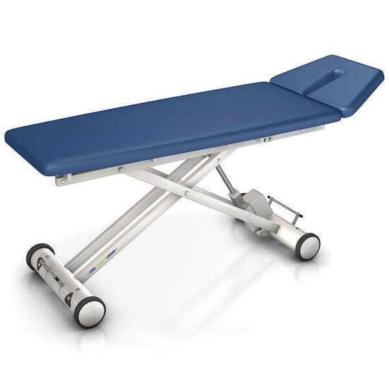 Elektrische Therapieliege Solid E2, 80 cm Limone Graualuminium