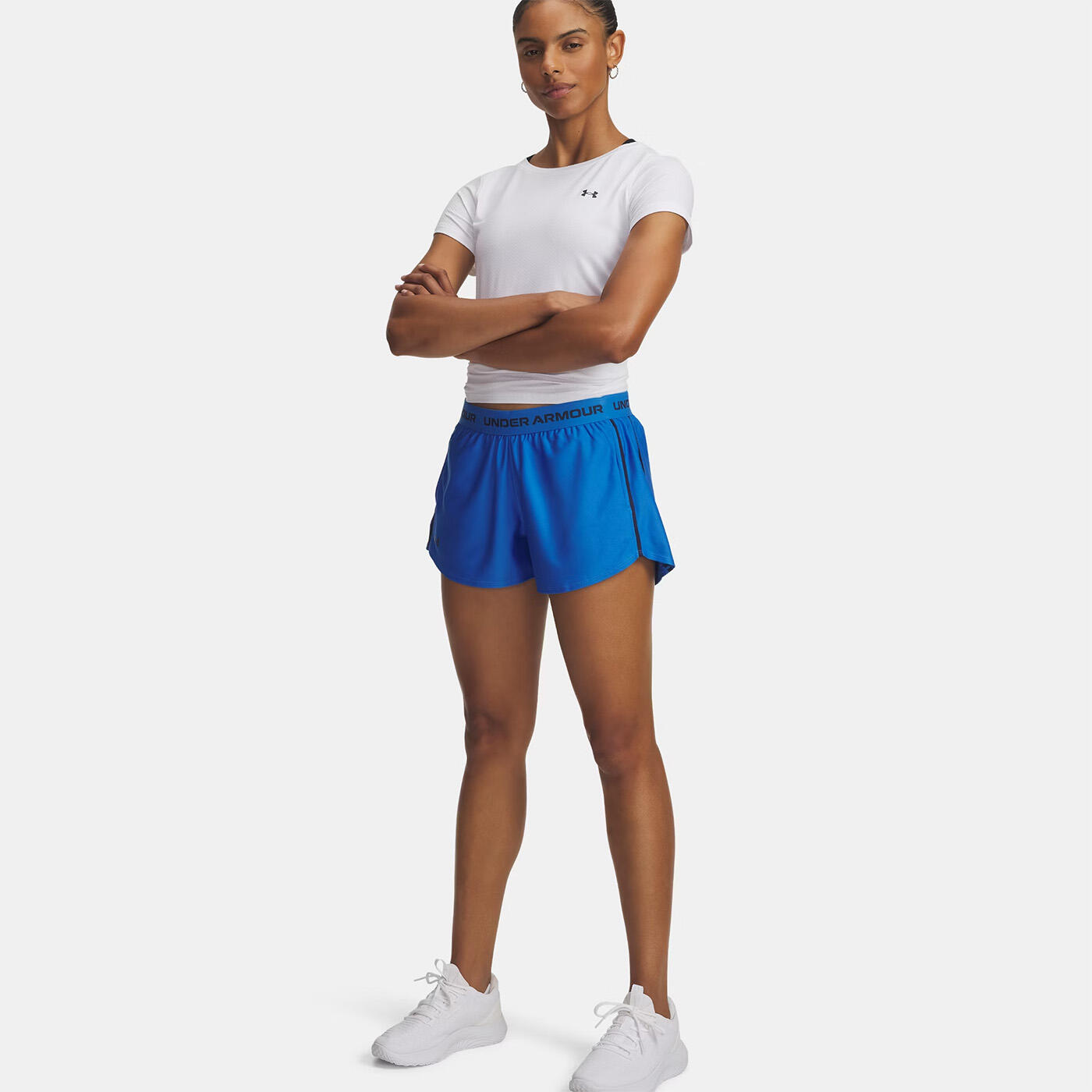 Short UA Tech™ Play Up mujer Under Armour azul 3/3