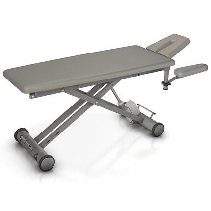 Elektrische Therapieliege Solid E4, 65 cm Chrom Graualuminium
