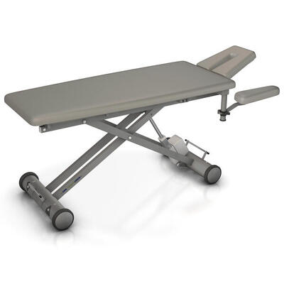 Elektrische Therapieliege Solid E4. 80 cm Chrom Graualuminium