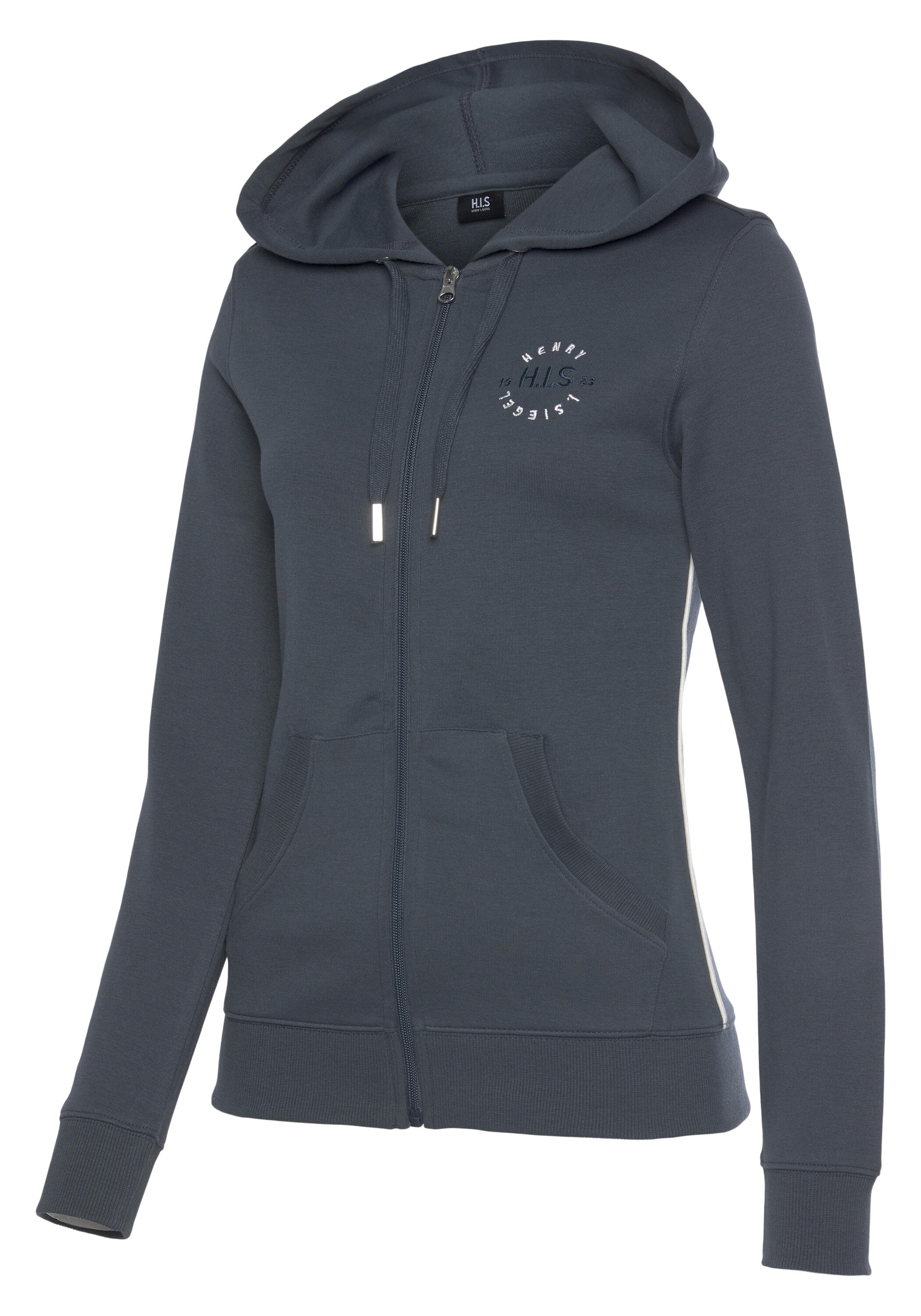 Damen Kapuzensweatjacke 6/7