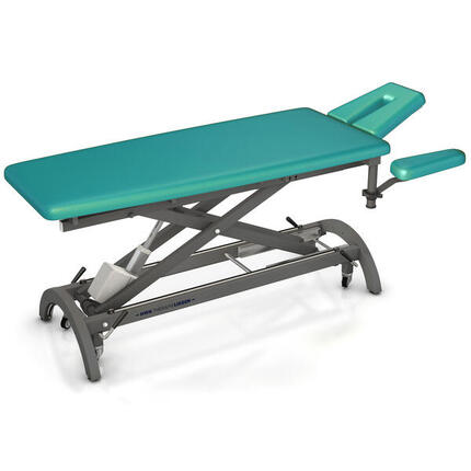 Elektrische Therapieliege Impuls E4, 65 cm Agave Graualuminium