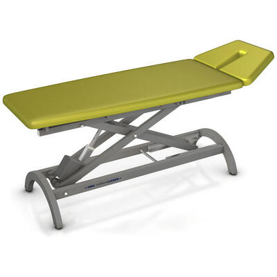 Elektrische Therapieliege Impuls E2. 80 cm Limone Graualuminium