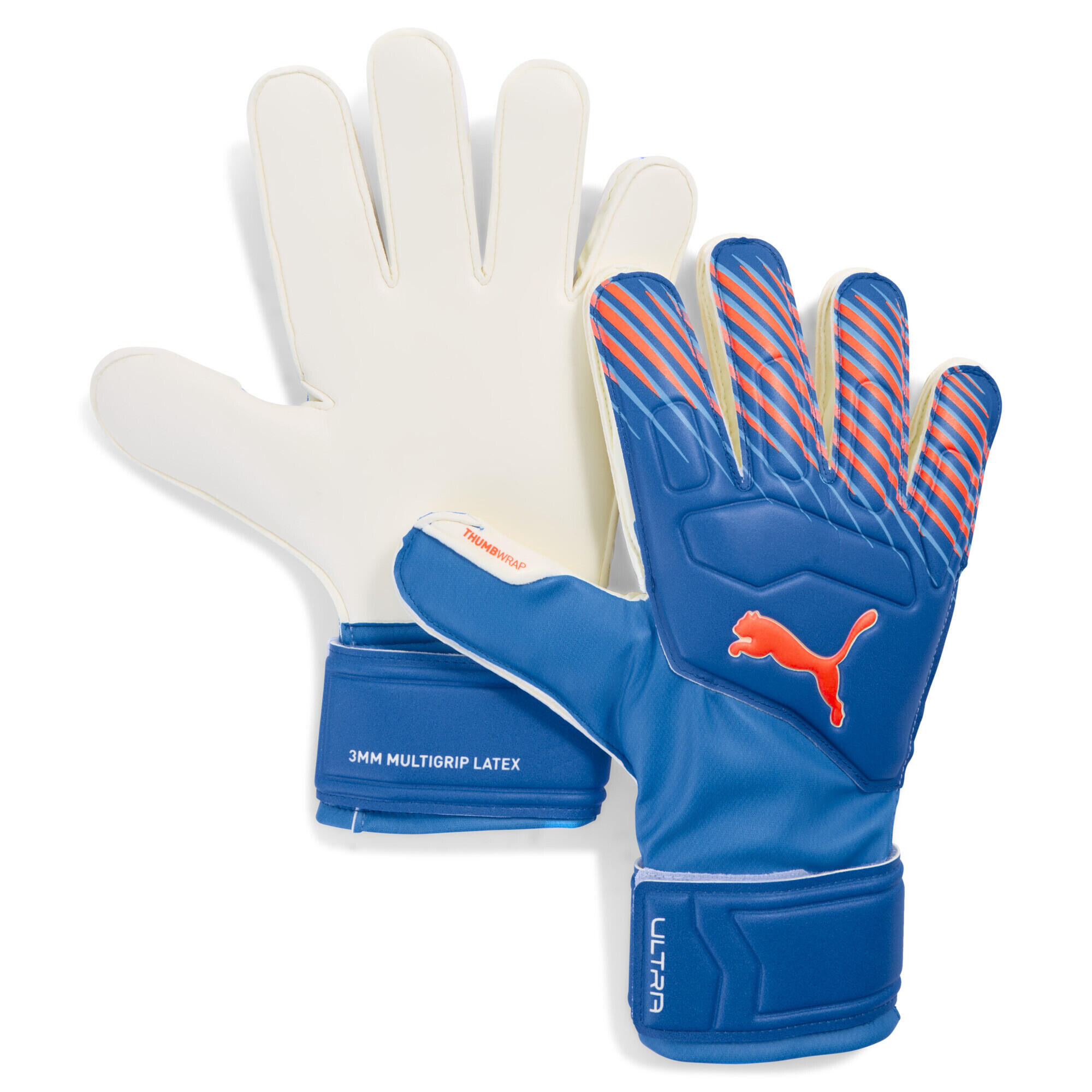 Puma - Gants De Gardien De But Puma Ultra Match Protect Enfant Et Adolescent Puma - Gants De Gardien - Bleu|rouge -  8 À 10 Ans - Decathlon