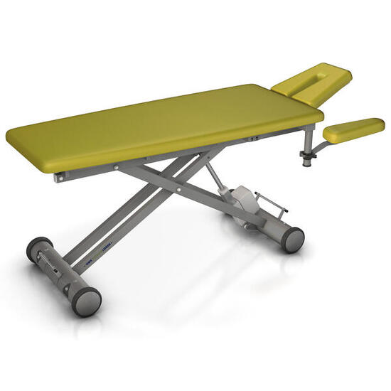 Elektrische Therapieliege Solid E4, 65 cm Limone Graualuminium