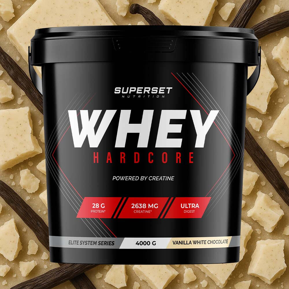 Proteína Whey - Suero De Leche Hardcore (4kg) - Vainilla Chocolate Blanco 2/5