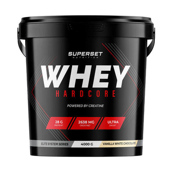 Proteína Whey - Whey Hardcore (4kg) - Helado De Fresa