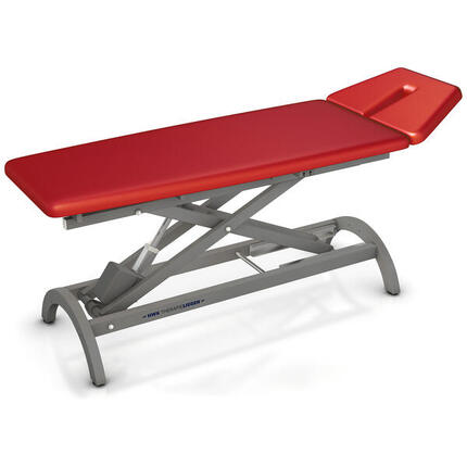 Elektrische Therapieliege Impuls E2, 65 cm Feuer Graualuminium