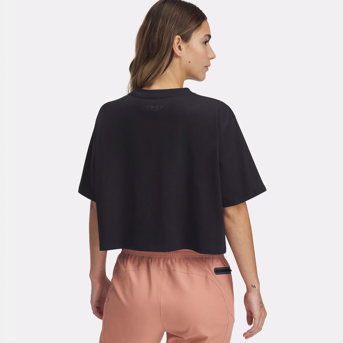 Crop Top Ua Rival De Manga Corta Para Mujer 2/2