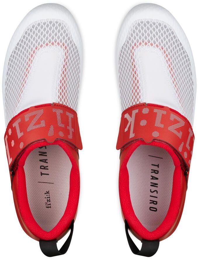 Triathlon - Fahrradschuh "Hydra" , weiss/metallic rot 2/3