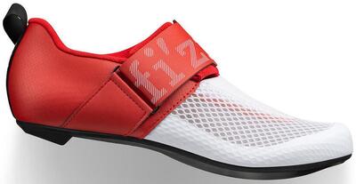 Triathlon - fahrradschuh "hydra" , weiss/metallic rot