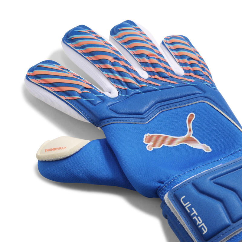 Młodzieżowe rękawice bramkarskie PUMA ULTRA Pro PUMA Ultra Blue Glowing Red
