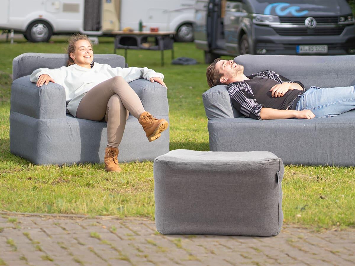 Siège bas coussin gonflable Easy Air Premium - Max. 100 kg - Sac de transport 7/7