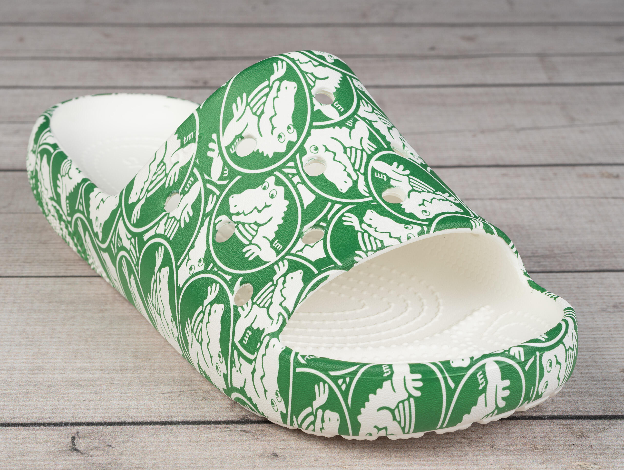 Klapki unisex na basen  Crocs CLASSIC DUKE PRINT SLIDE 6/7