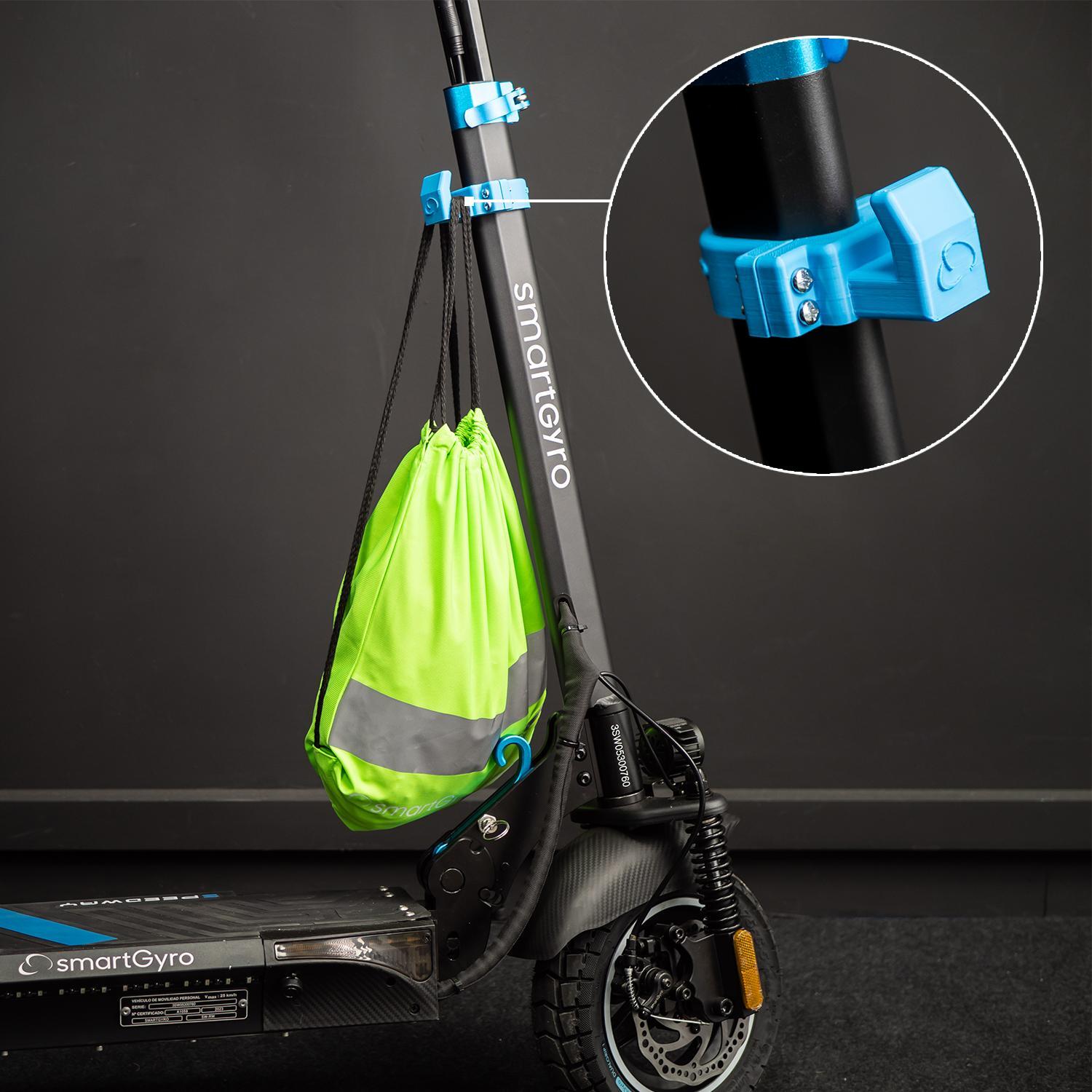 SW/RW/CO GANCHO PORTA BOLSO/MOCHILA AZUL 6/7