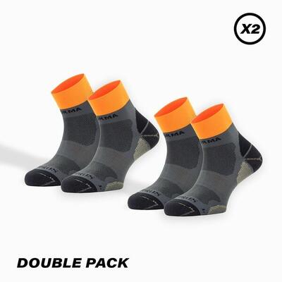 Ultra-light compressiesokken – double pack – ademend & antibacterieel