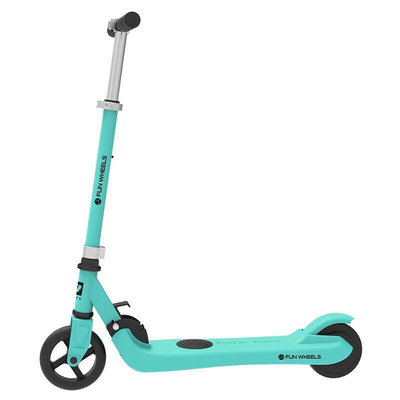 Trotineta Electrică Copii Verzi Fun Wheels R - Siguranță și Distracție 12Km/h
