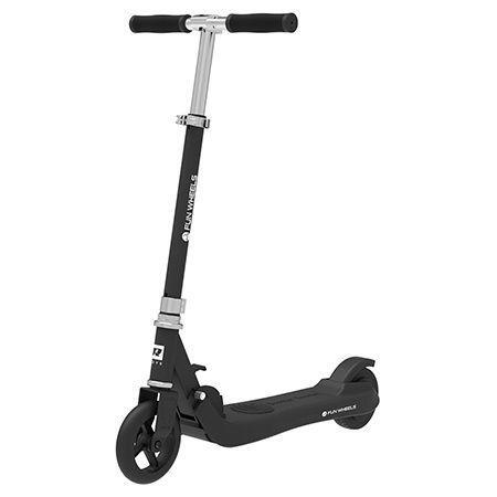 Trotineta Electrica Copii Fun Wheels R, Negru, Pliabila, Motor 100W, 12 Km/h