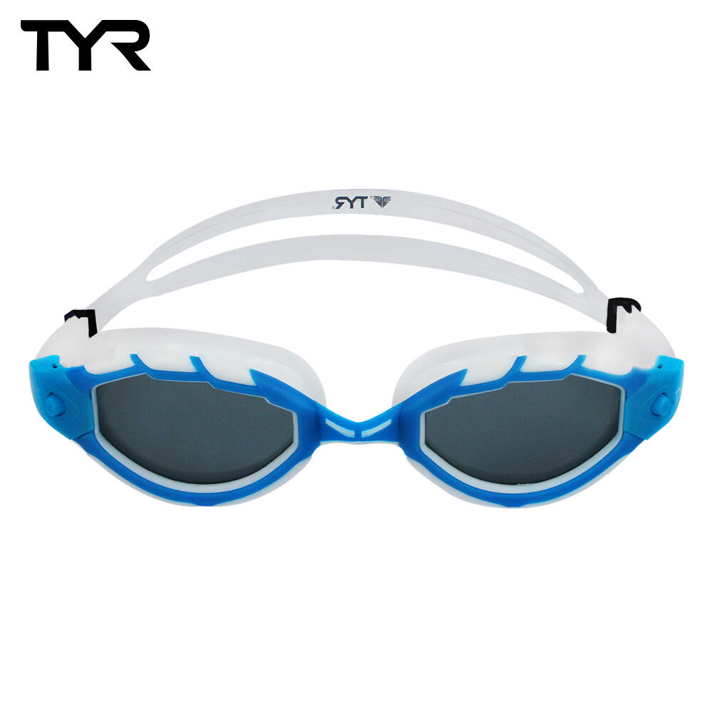 TYR Tech Pro Polarized Goggles - Blue/White